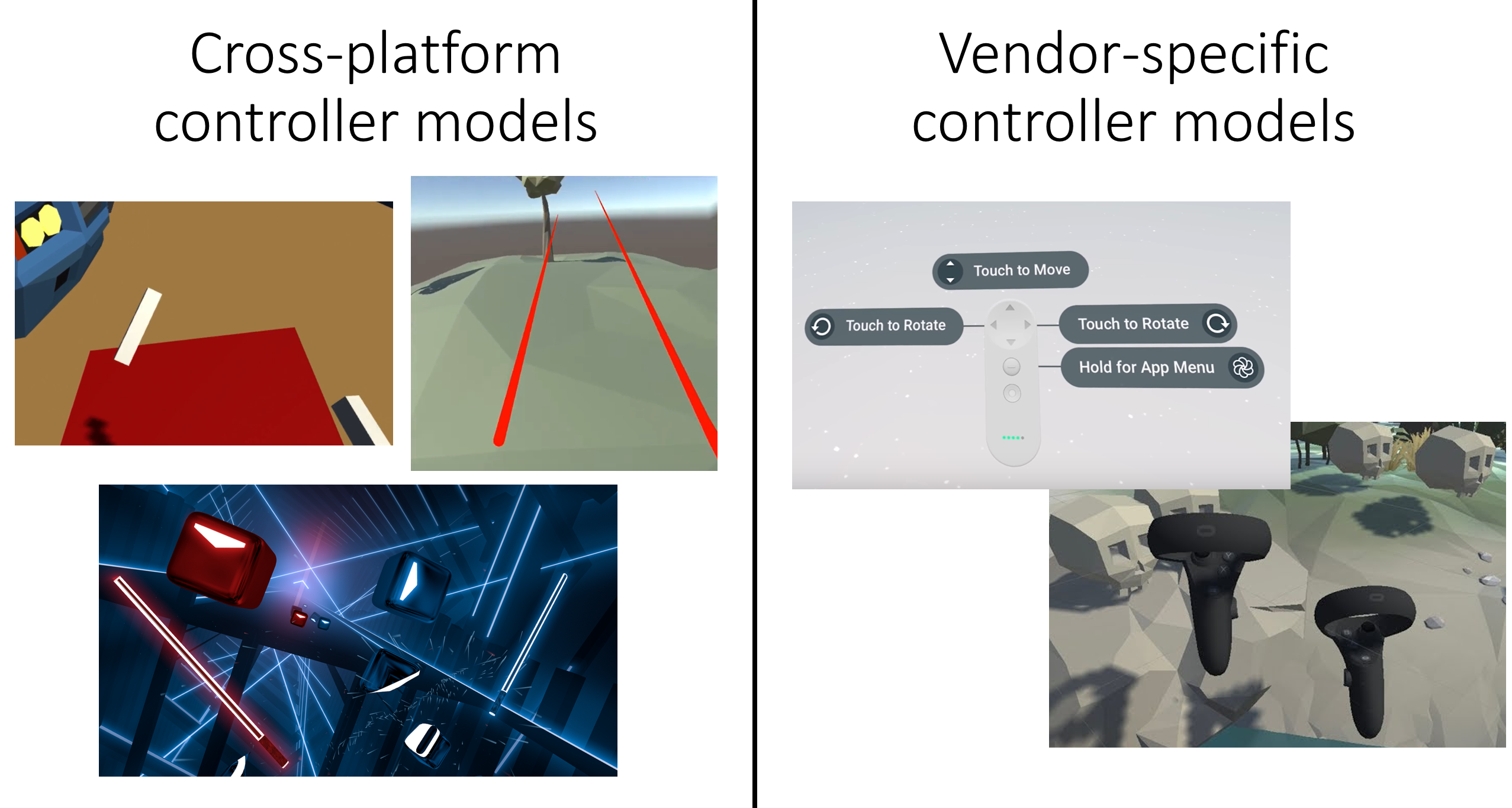 Cross platform vs. vendor-specific virtual controller models